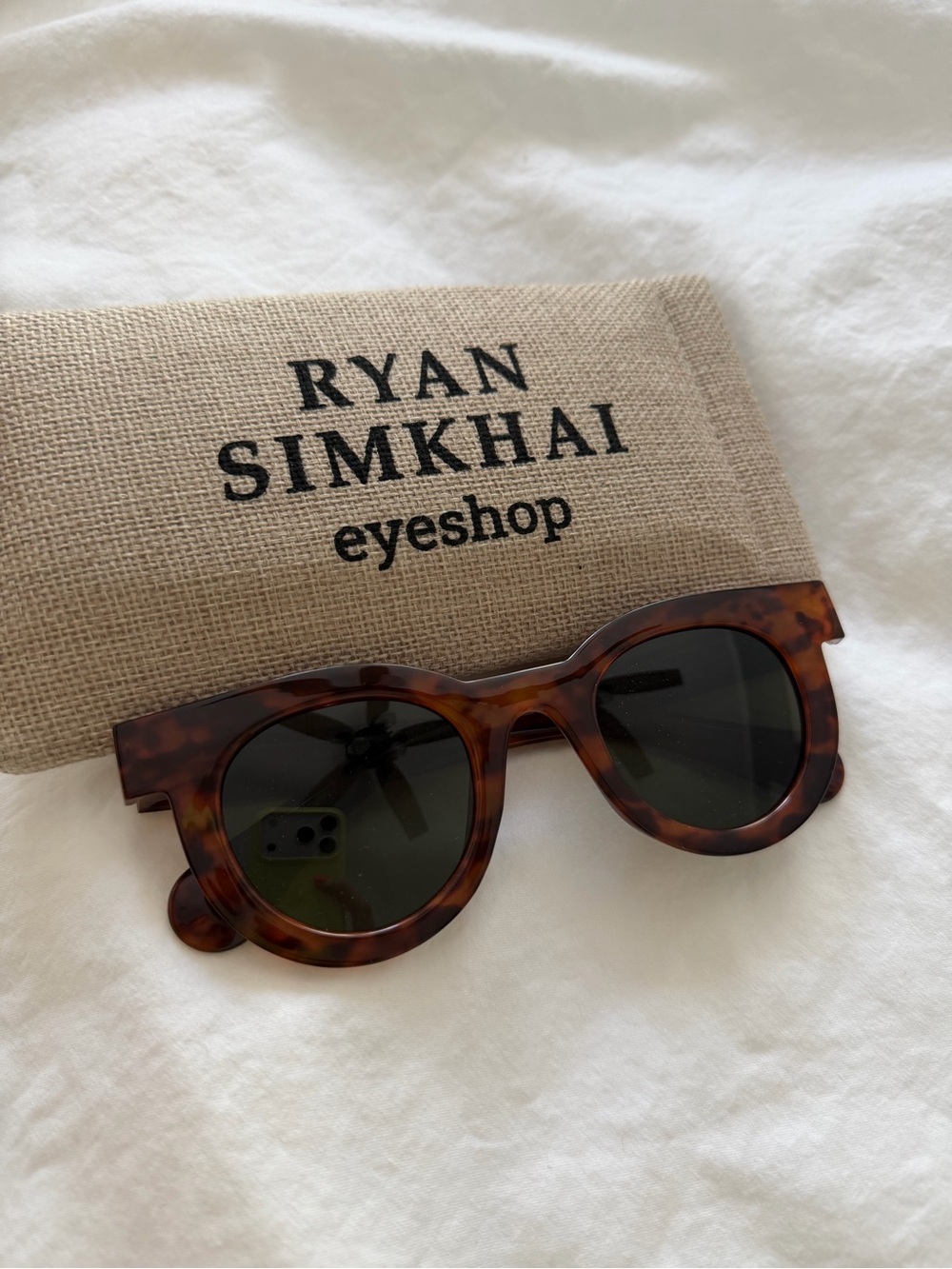 Ryan Simkhai Milo Tortoiseshell Sunglasses - Brown